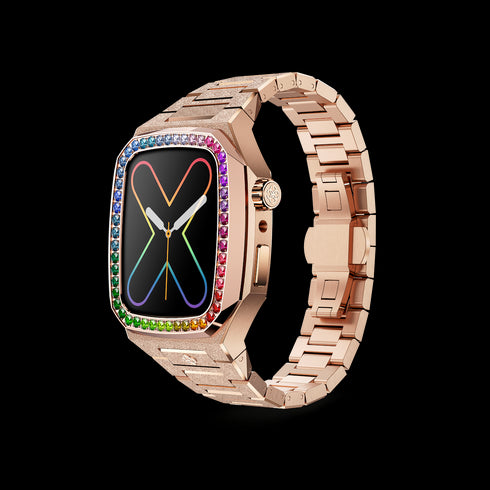 Apple Watch Case - EVF41 - RAINBOW Rose Gold