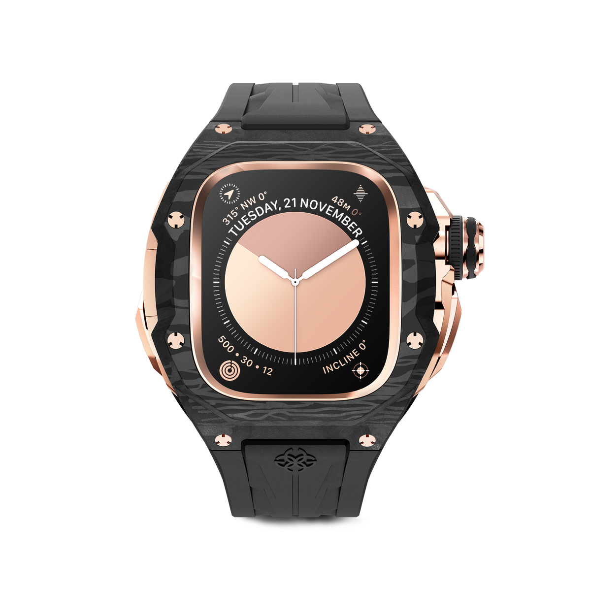 Apple Watch Case / RSCIII49 - Rose Gold Carbon – ゴールデン Apple Watch Case / RSCIII49 - Rose Gold Carbon – ゴールデン