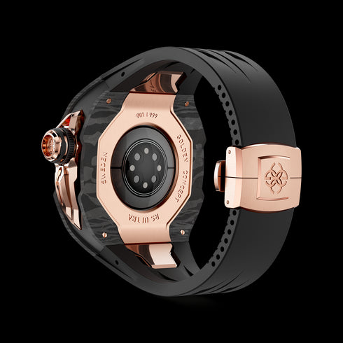 Apple Watch Case / RSCIII49 - Rose Gold Carbon