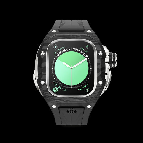 Apple Watch Case / RSCIII49 - Silver Carbon