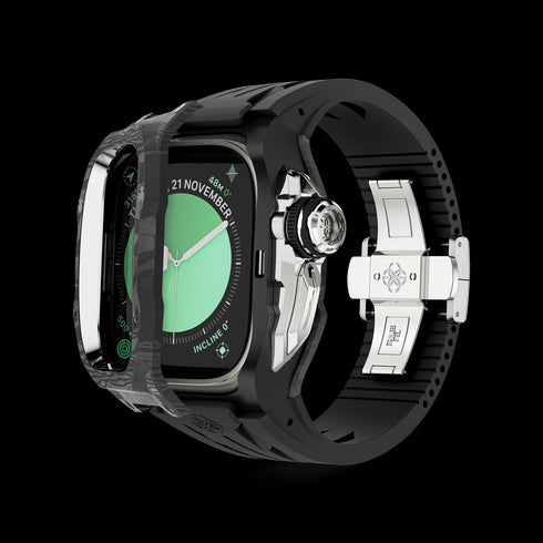 Apple Watch Case / RSCIII49 - Silver Carbon