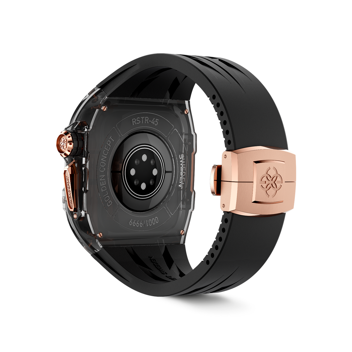 Apple Watch Case - RSTR45 - SMOKEY BLACK ROSE GOLD