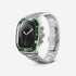 Apple Watch Case - CRCS46 Silver/Green