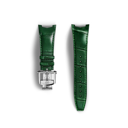 Automatic Watch Strap / Alligator - Green