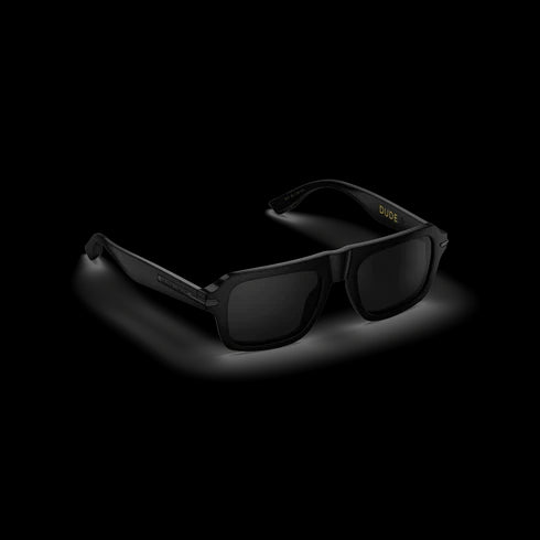 Sunglasses - Dude - Black / Black