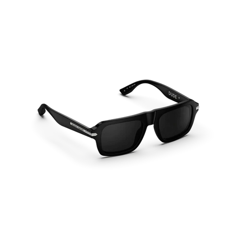 Sunglasses - Dude - Black / Silver