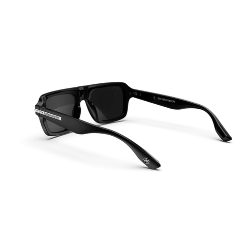 Sunglasses - Dude - Black / Silver