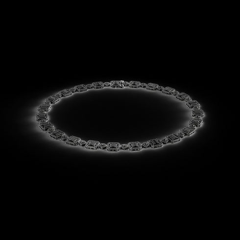 Necklace - Halo Black