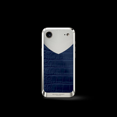 iPhone Case / RST17 - Magnetic Shield Alligator Edition - Matte Blue