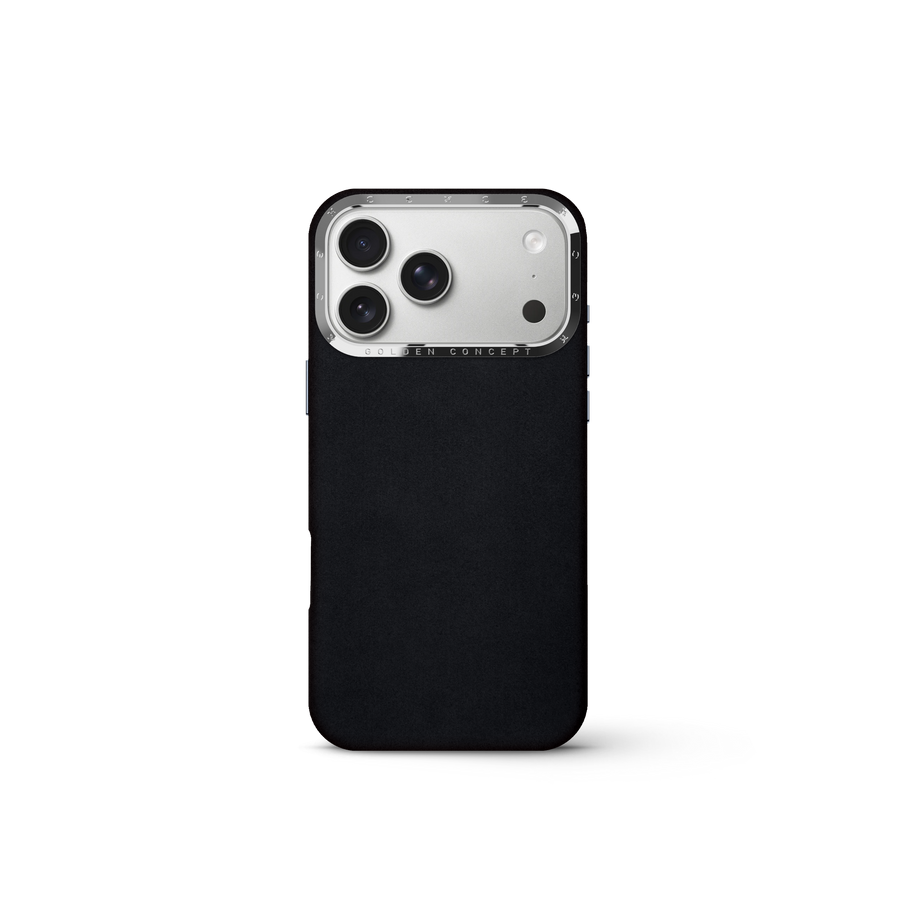 iPhone Case 17 - Alcantara - Black