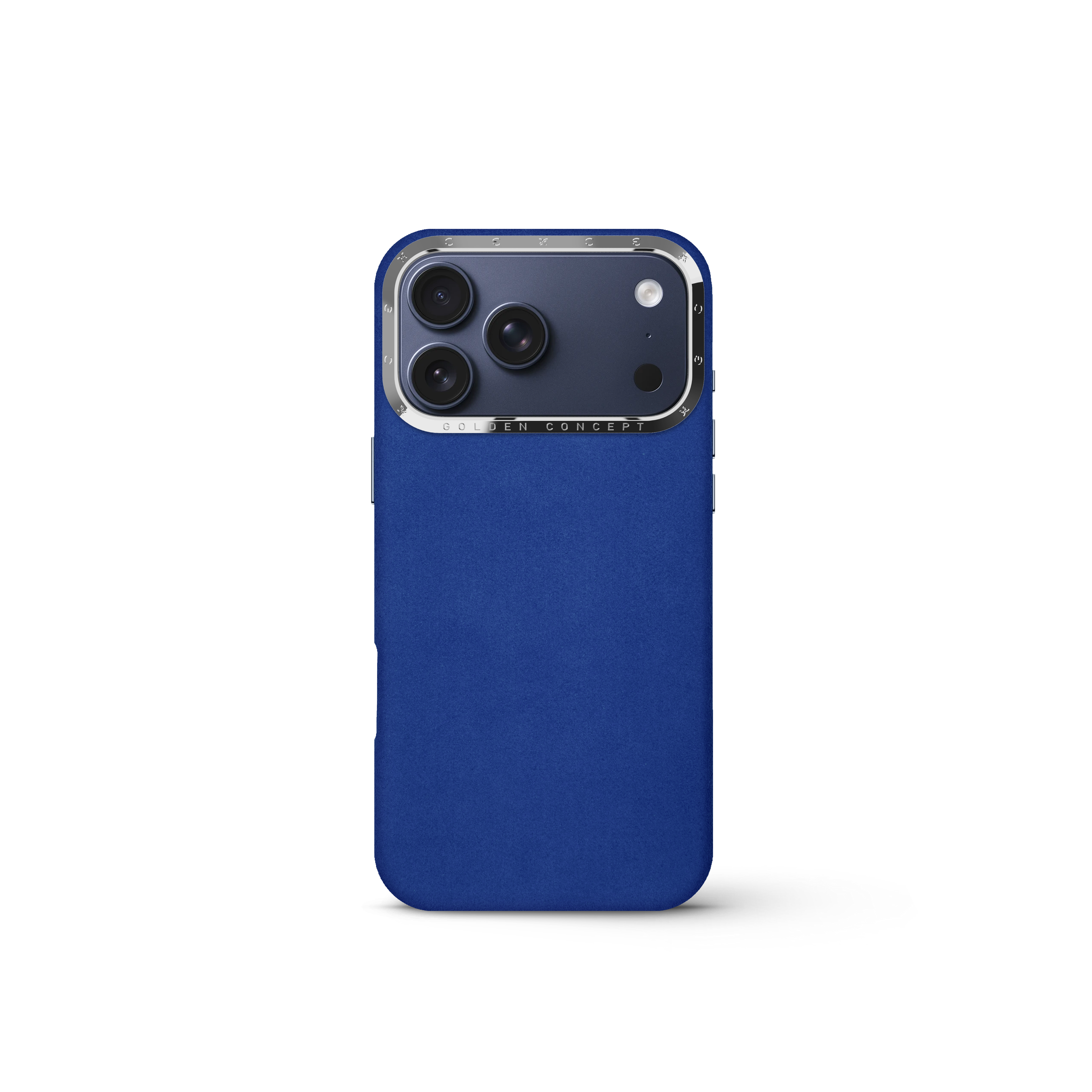Blue Leather Case for iPhone 17 Pro, Pro Max & Air | GOLDEN