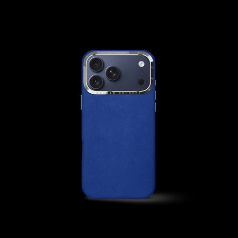 iPhone Case 17 - Alcantara - Midnight Blue