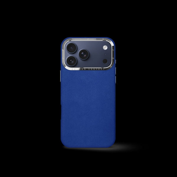 iPhone Case 17 - Alcantara - Midnight Blue