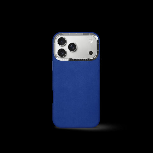 iPhone Case 17 - Alcantara - Midnight Blue