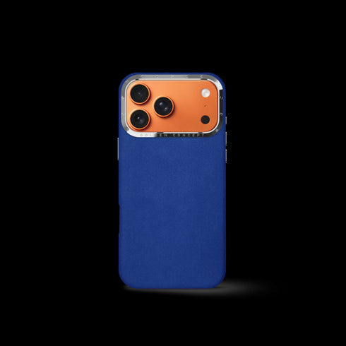 iPhone Case 17 - Alcantara - Midnight Blue