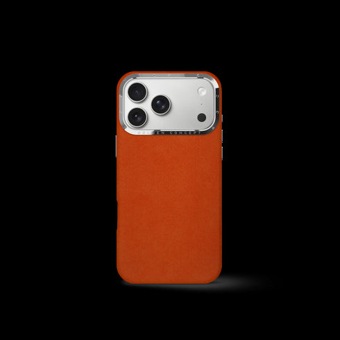 iPhone Case 17 - Alcantara - Orange