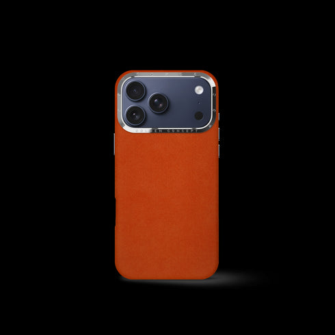 iPhone Case 17 - Alcantara - Orange