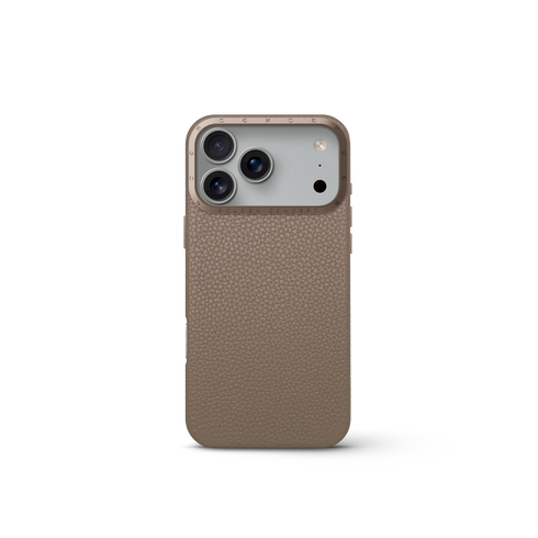 iPhone Case 17 - Full-Grain Leather - Sand
