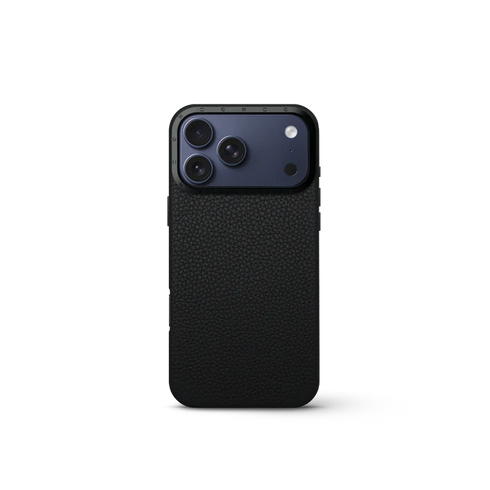 iPhone Case 17 - Full-Grain Leather - Black