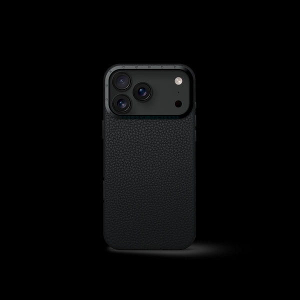 iPhone Case 17 - Full-Grain Leather - Black