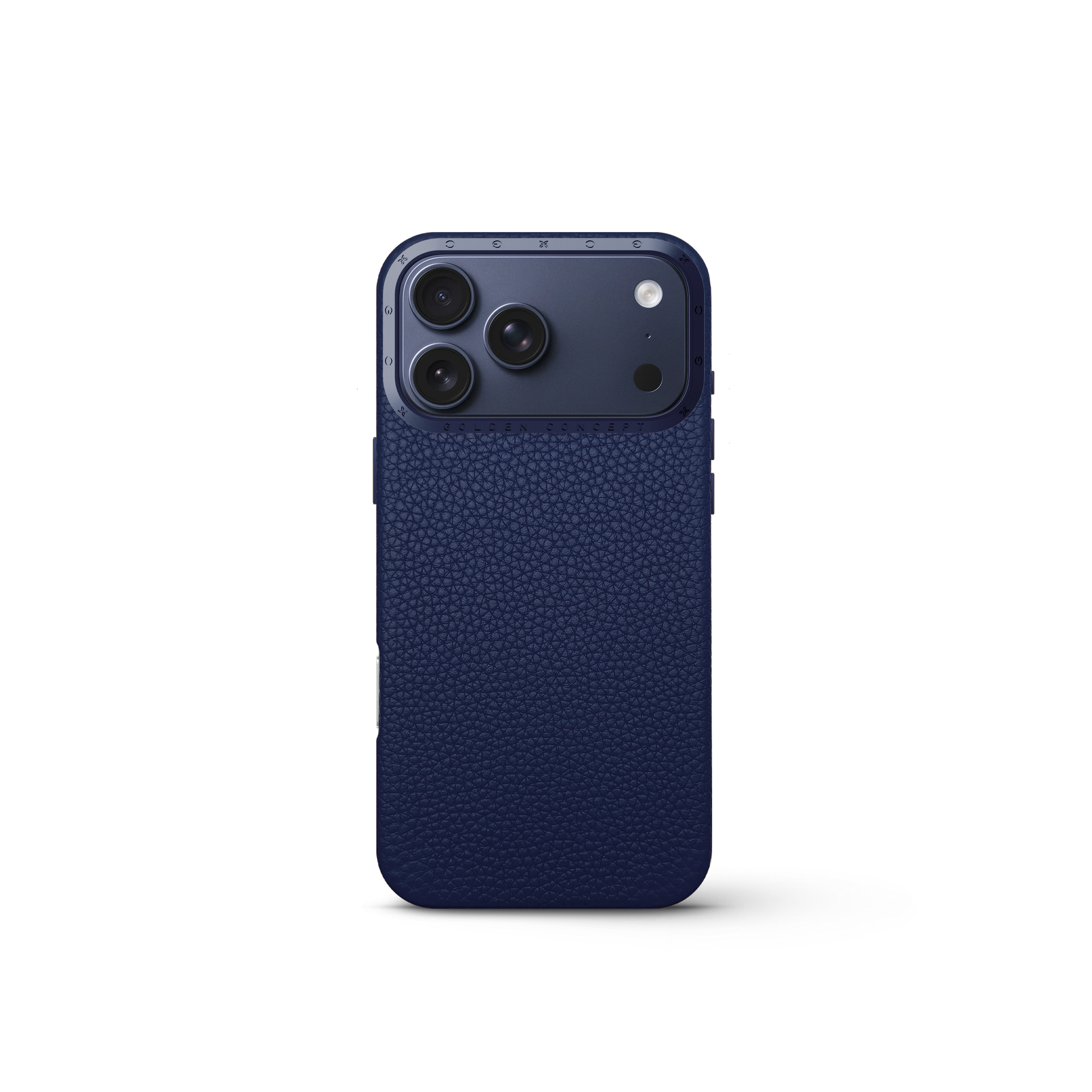 Deep Blue Leather Case, iPhone 17 Pro, Pro Max & Air | GOLDEN Deep Blue Leather Case, iPhone 17 Pro, Pro Max & Air | GOLDEN