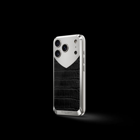 iPhone Case / RST17 - Magnetic Shield Alligator Edition - Matte Black