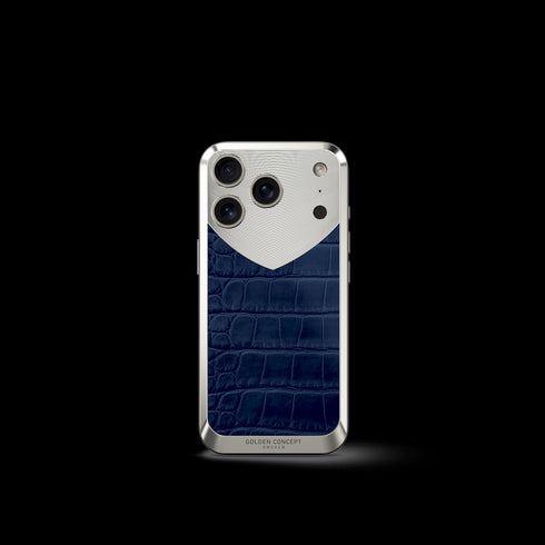 iPhone Case / RST17 - Magnetic Shield Alligator Edition - Matte Blue