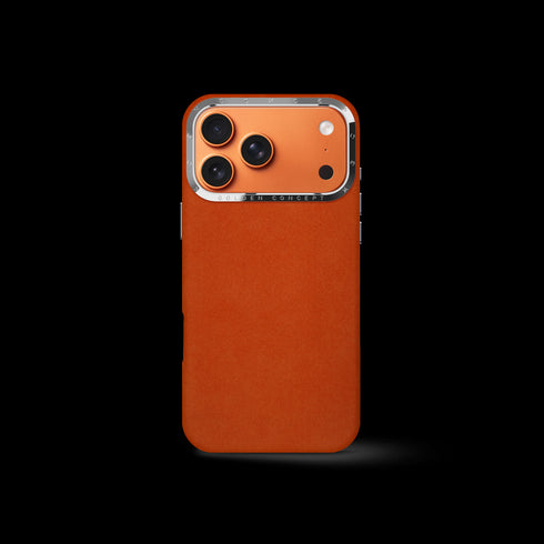 iPhone Case 17 - Alcantara - Orange