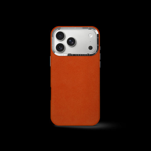 iPhone Case 17 - Alcantara - Orange