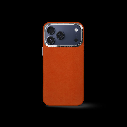 iPhone Case 17 - Alcantara - Orange