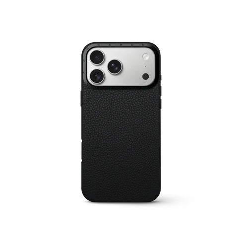 iPhone Case 17 - Full-Grain Leather - Black