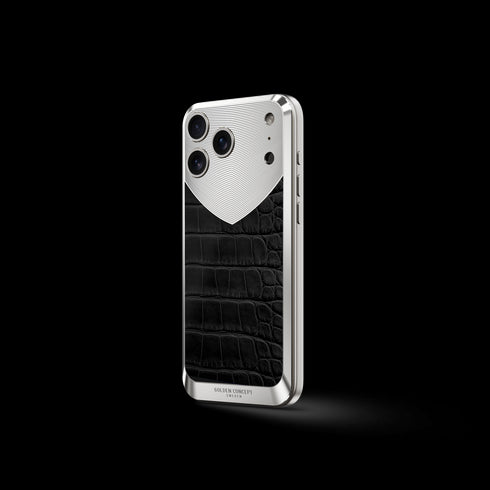 iPhone Case / RST17 - Magnetic Shield Alligator Edition - Matte Black