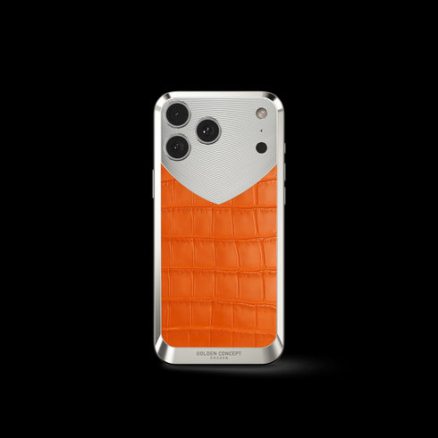 iPhone Case / RST17 - Magnetic Shield Alligator Edition - Matte Orange