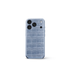 iPiPhone Case 18 / Magnetic Shield - Croco Embossed - Light Blue