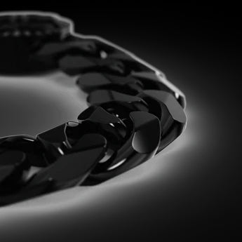 Necklace - Cuban 13 MM - Black