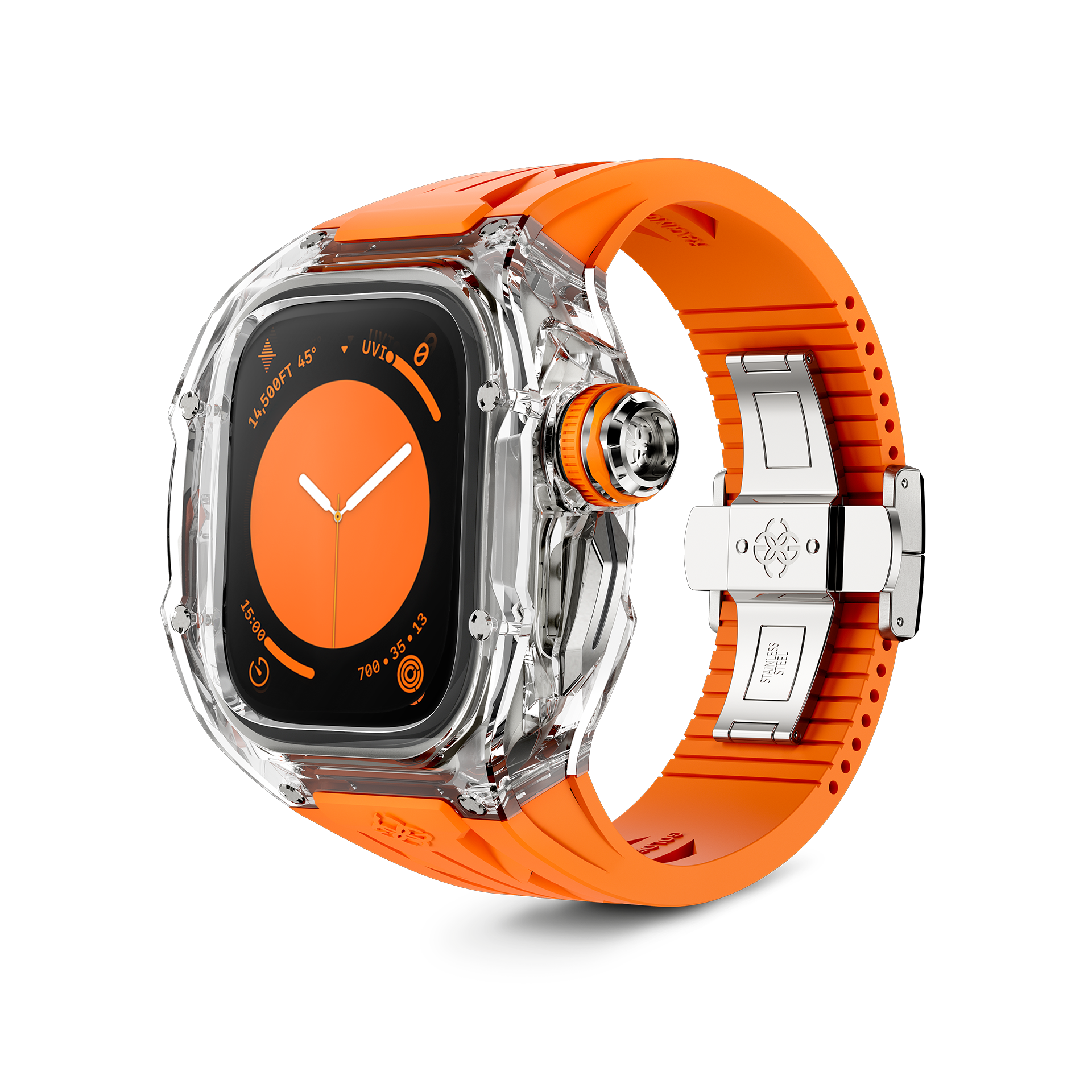 Racing Sport Transparent 49mm - Sunset Orange | GOLDEN CONCEPT Racing Sport Transparent 49mm - Sunset Orange | GOLDEN CONCEPT