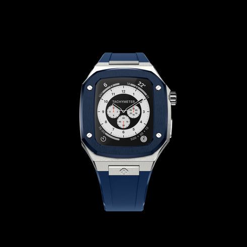 Apple Watch Case - SP44 - Silver / Blue