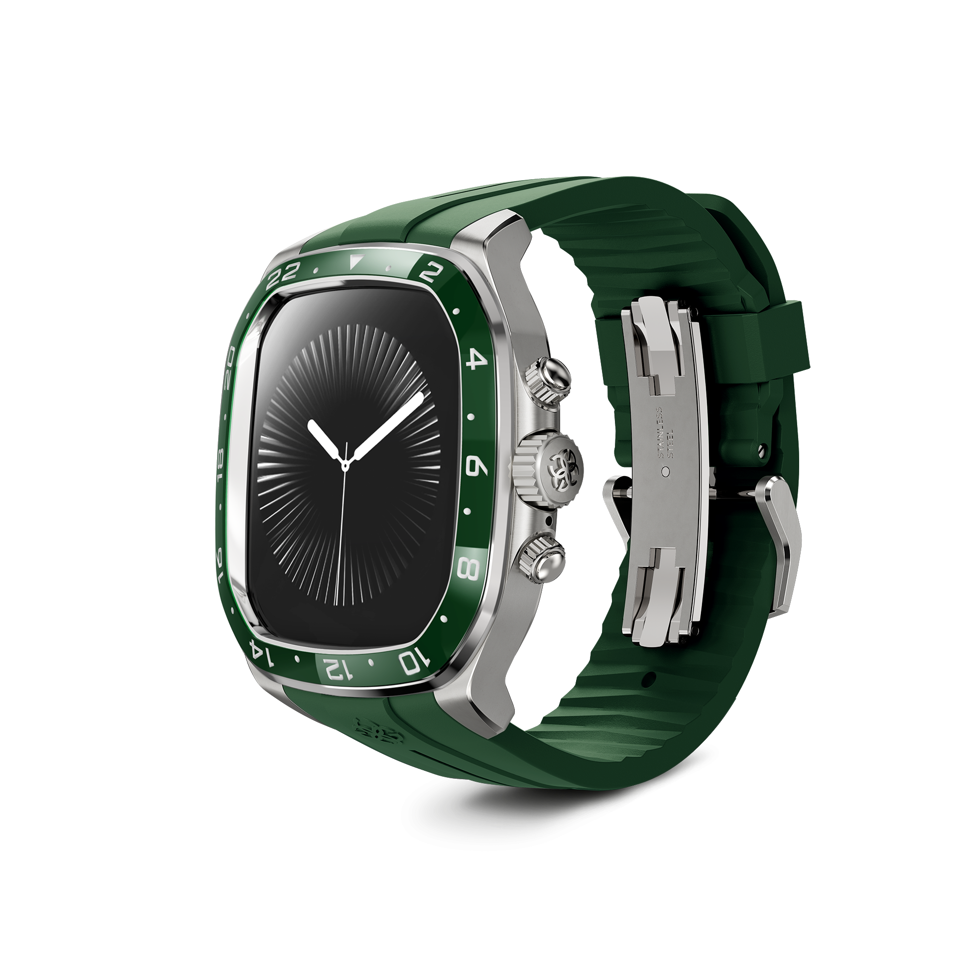 Crown Classic Sport Green Watch Case | GOLDEN CONCEPT Crown Classic Sport Green Watch Case | GOLDEN CONCEPT