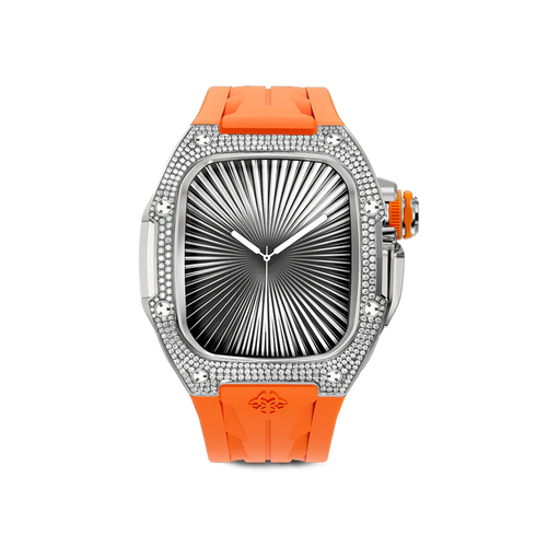 Apple Watch Case / RSTIII46 - Sunset Orange Moissanite