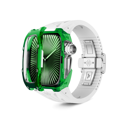 Sapphire Green Apple Watch Case for new Series 10 | Golden Concept
