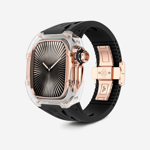 Apple Watch Case / RSTRIII46 - CRYSTAL ROSE - BLACK