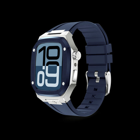 Apple Watch Case - SP44 - Silver / Blue