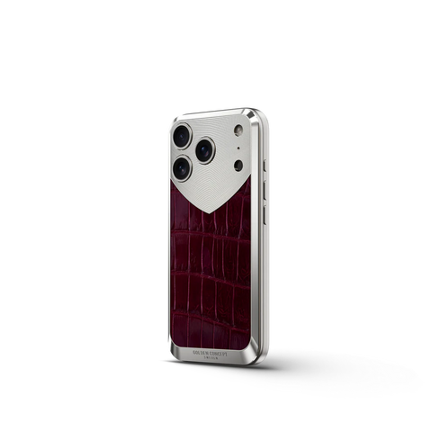 iPhone Case / RST17 - Magnetic Shield Alligator Edition - Maroon