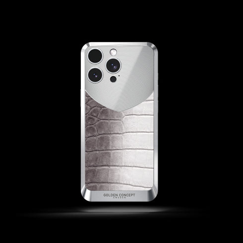 iPhone Case / RST16 - Magnetic Shield Crocodile Edition - Himalaya