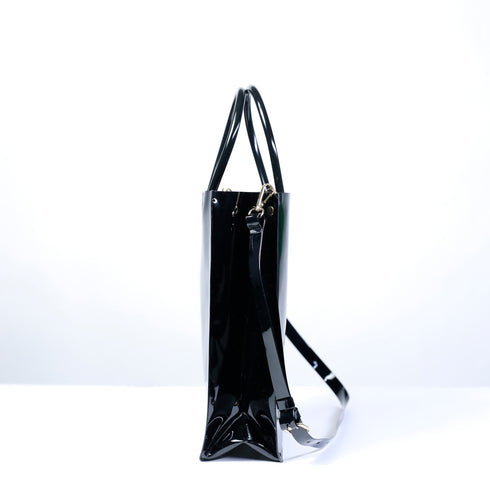 A4 Clear Toot Bag  (Black)