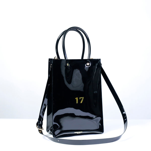 A4 Clear Toot Bag  (Black)