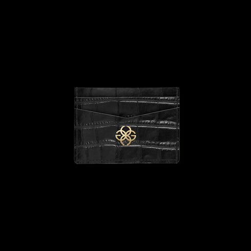 Card Holder / Croco Embossed