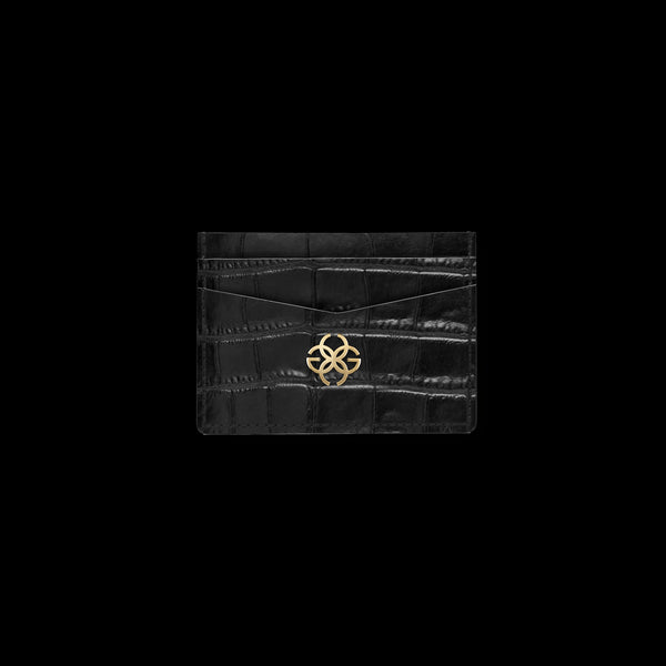 Card Holder / Croco Embossed