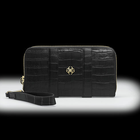 Zippy Wallet / Croco Embossed