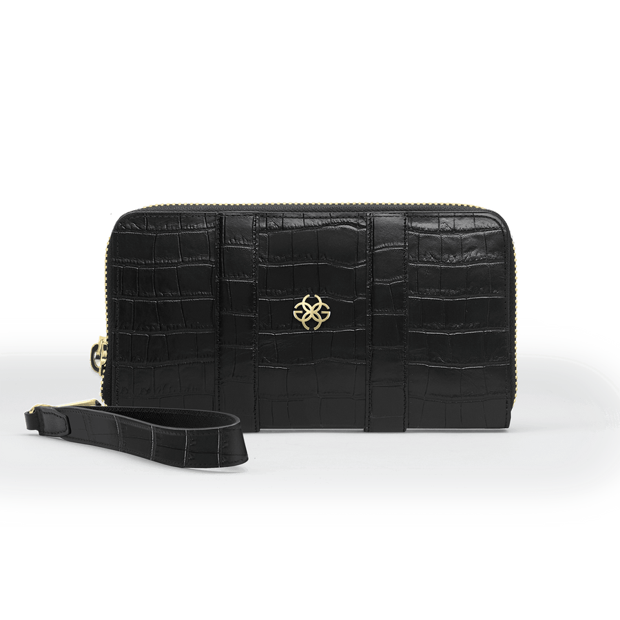 Zippy Wallet / Croco Embossed